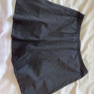 Black athletic skirt